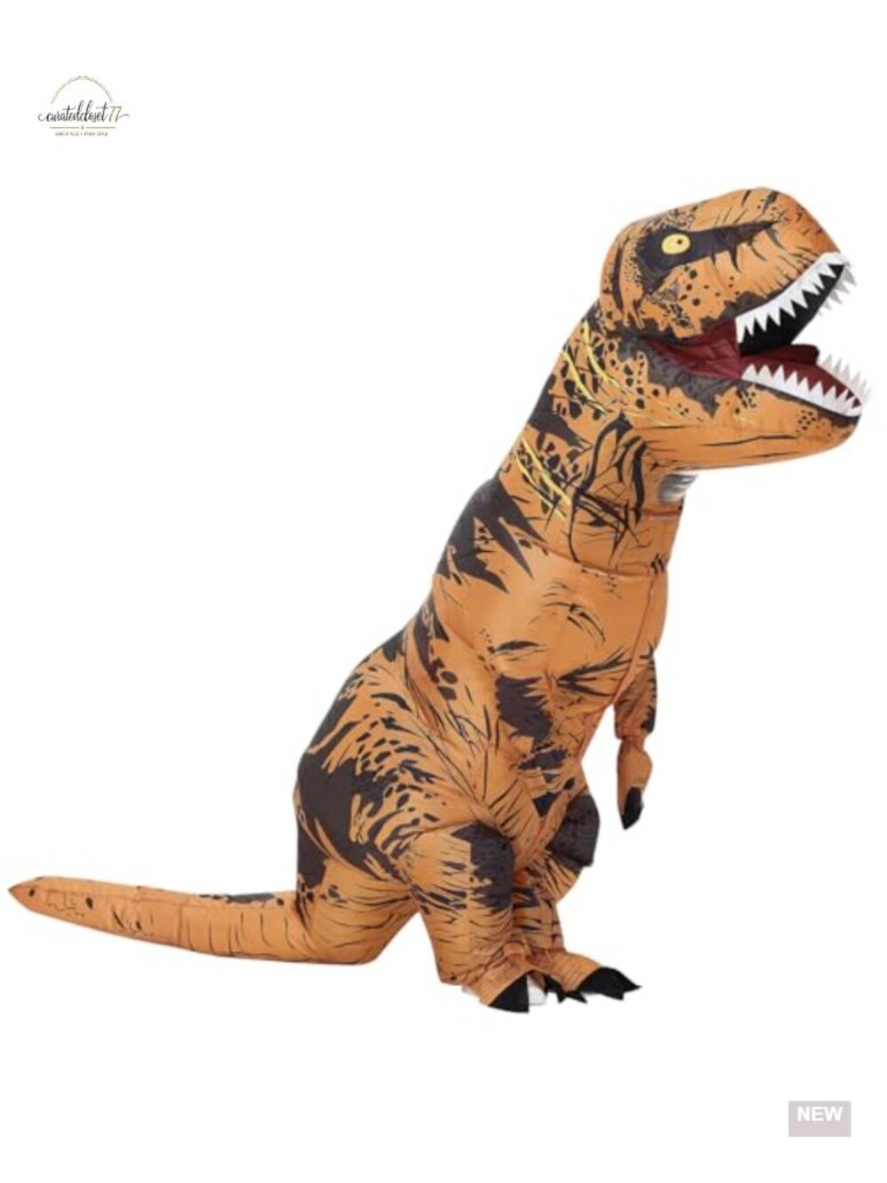 Inflatable T-Rex Dinosaur Costume for Teens Halloween Cosplay Party